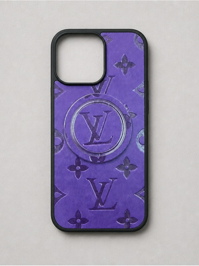 Fashion Iphone Mag Safe Phone Case With Pop Socket